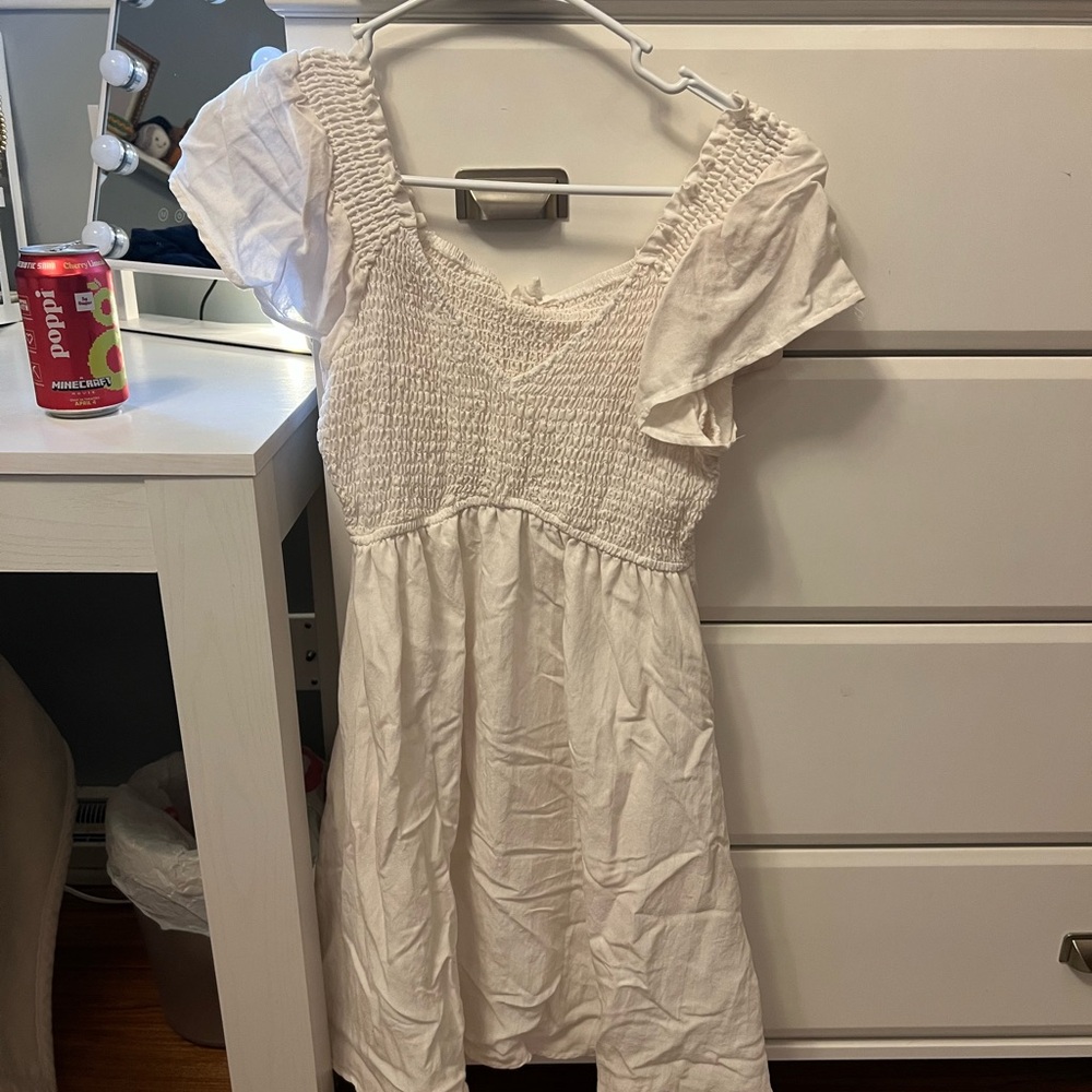 Dry Goods White Smocked Dress
